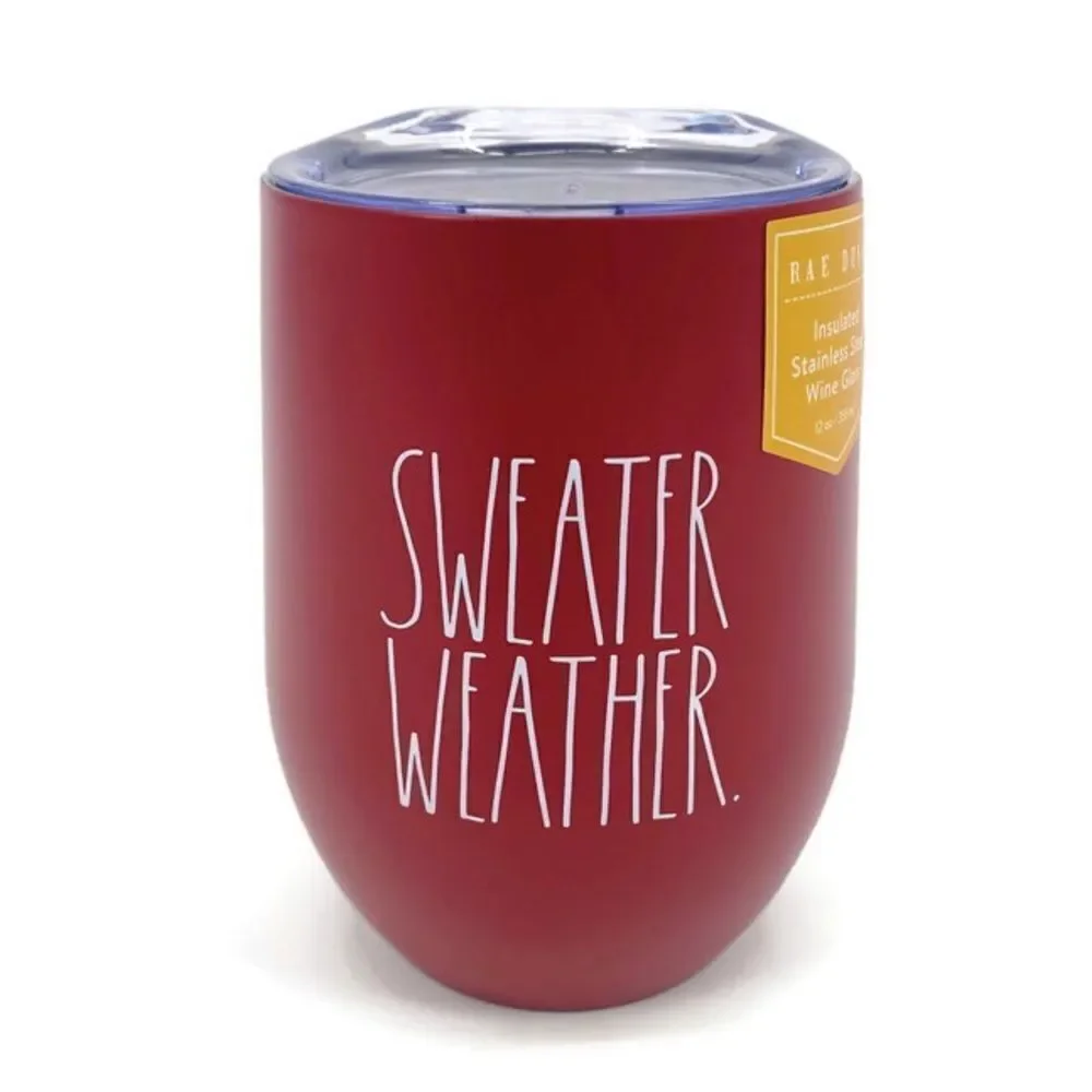 Rae Dunn Sweater Weather Insulated Tumbler‎